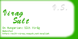 virag sult business card